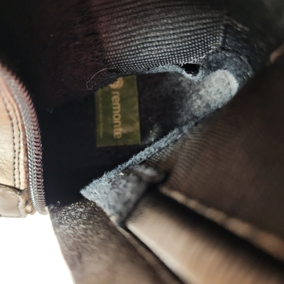 Remonte Leather Riding Boots Taupe Embre Almond Toe Size 38 = 7/7.5 Equestrian - Picture 2 of 16